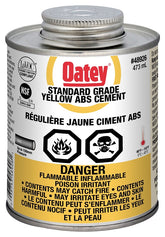 Oatey 31542 Pipe Cement, Liquid, Yellow, 473 mL